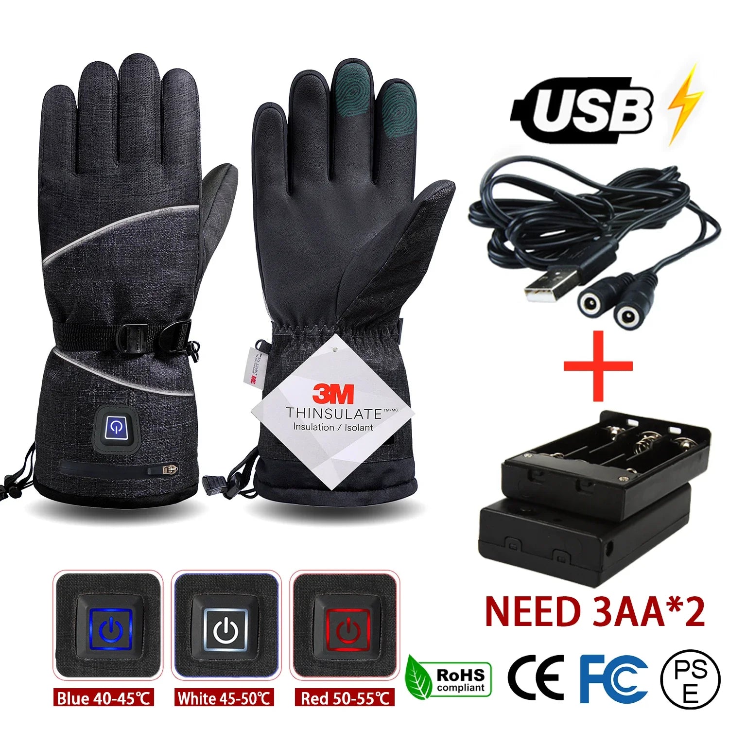 Electric Heated Gloves
