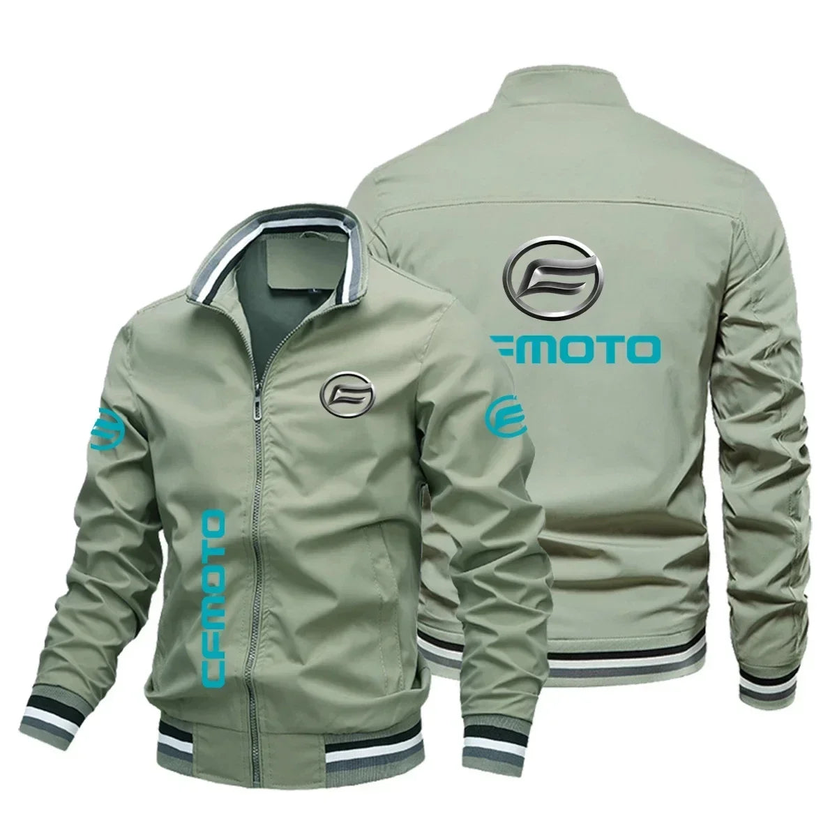 CF Moto Jacket - Sea White