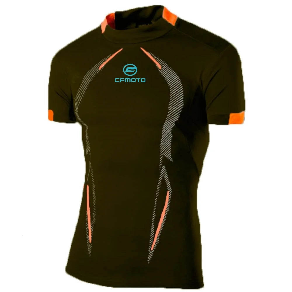CFMoto Compression Training Tee | High-Stretch Muscle Fit