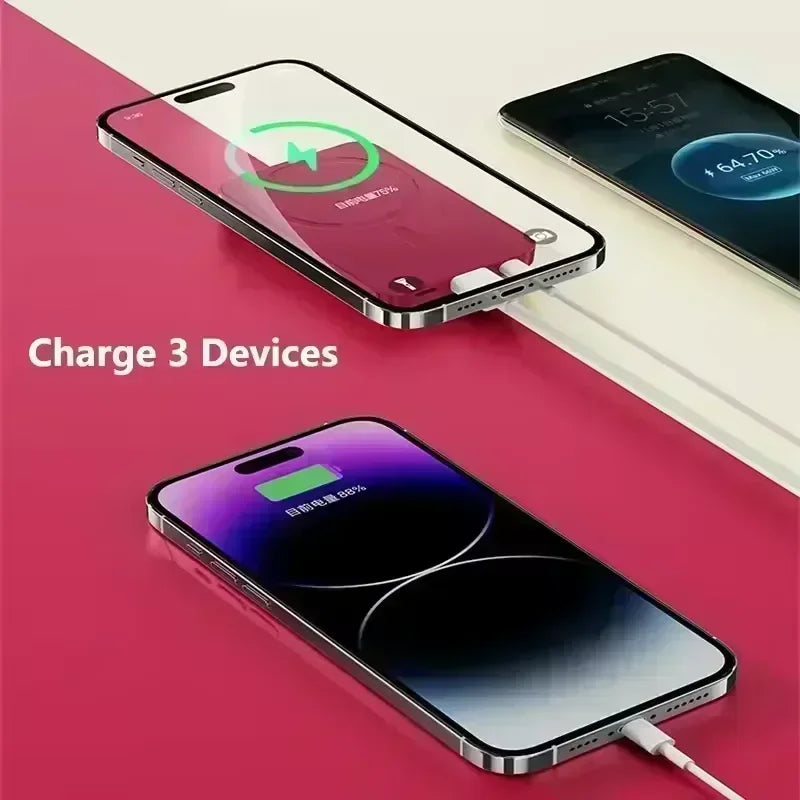 Lenovo Magnetic Wireless Power Bank — PD22.5W Fast Charging