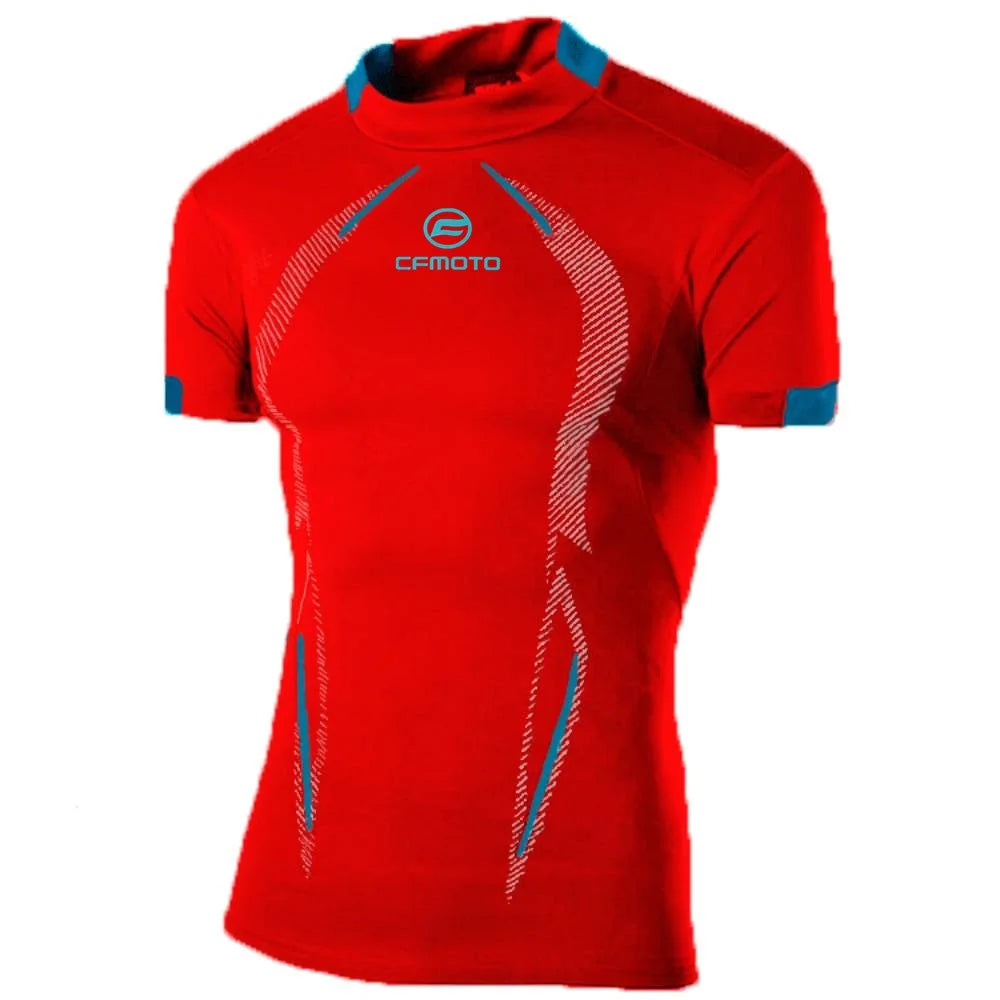 CFMoto Compression Training Tee | High-Stretch Muscle Fit