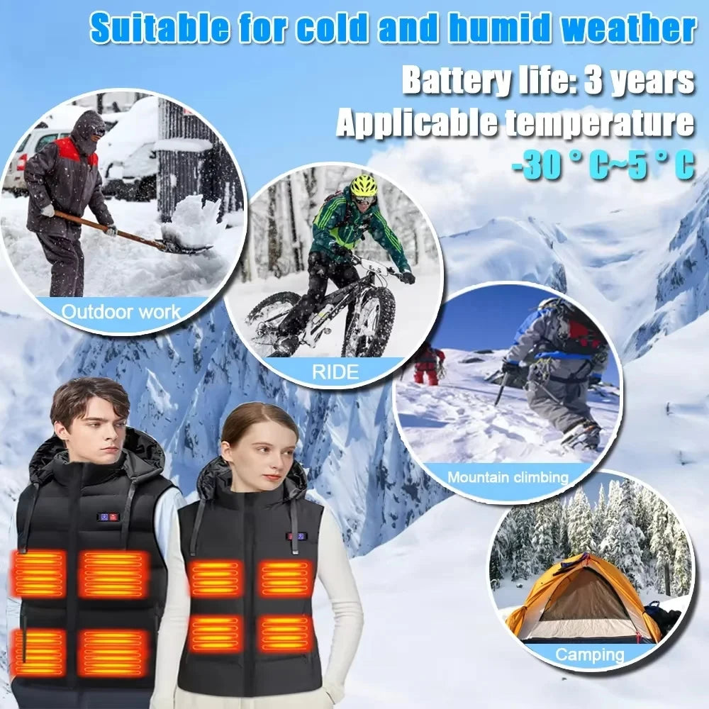 Power Bank for Heated Riding Gear — DC 7.4V for Heated Vest, Jacket & Gloves