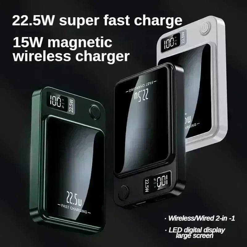 Lenovo Magnetic Wireless Power Bank — PD22.5W Fast Charging