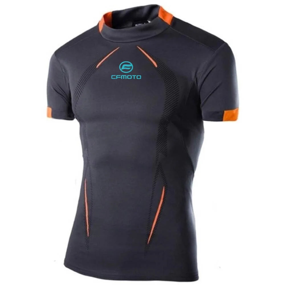 CFMoto Compression Training Tee | High-Stretch Muscle Fit