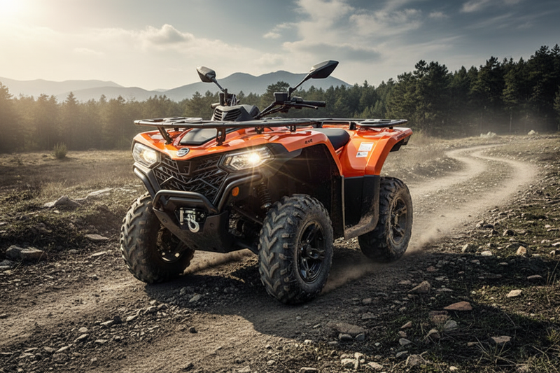 Orange ATV